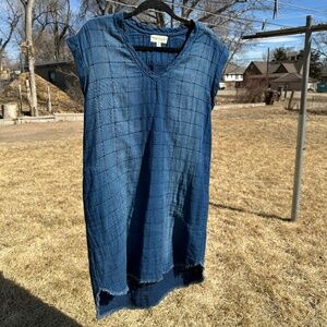 Anthropologie Cloth and Stone soft denim/cotton tunic size PM, petite Medium